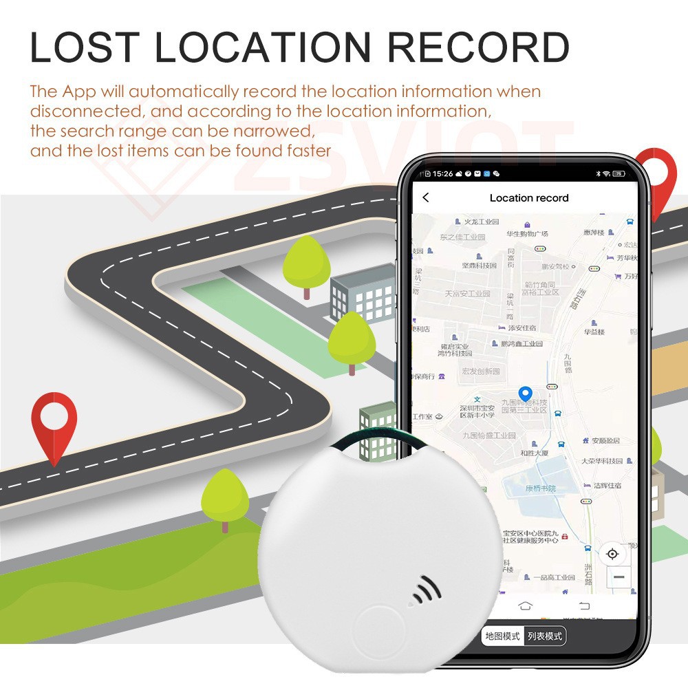 In stock Android anti-lost device neutral pet positioning tracker children's smart Bluetooth locator item finder