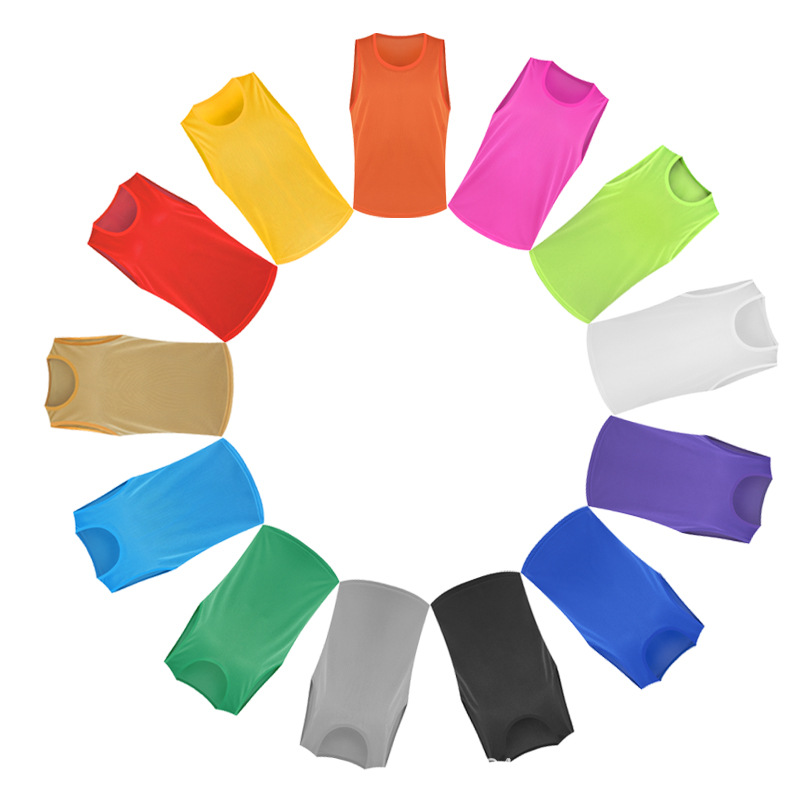 Cross-border mesh confrontation clothing children's football training vest group building outdoor expansion activity advertising number clothing printing