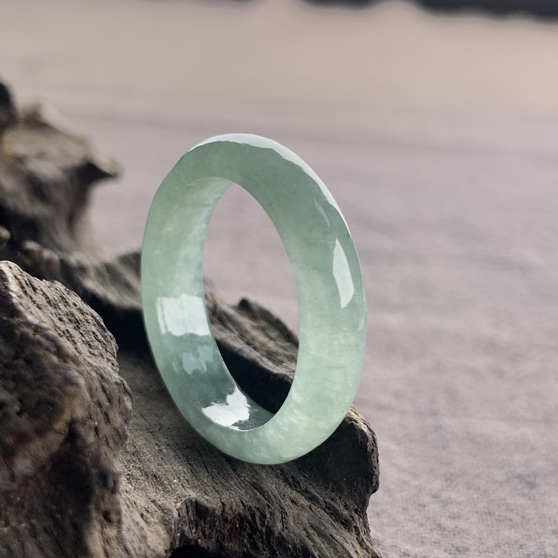 Burmese Jade A-Grade Jade Ring, Green Floating Flower Ice Black Chicken Ring, Chicken Fat Yellow Jade Floating Emerald Pair Ring