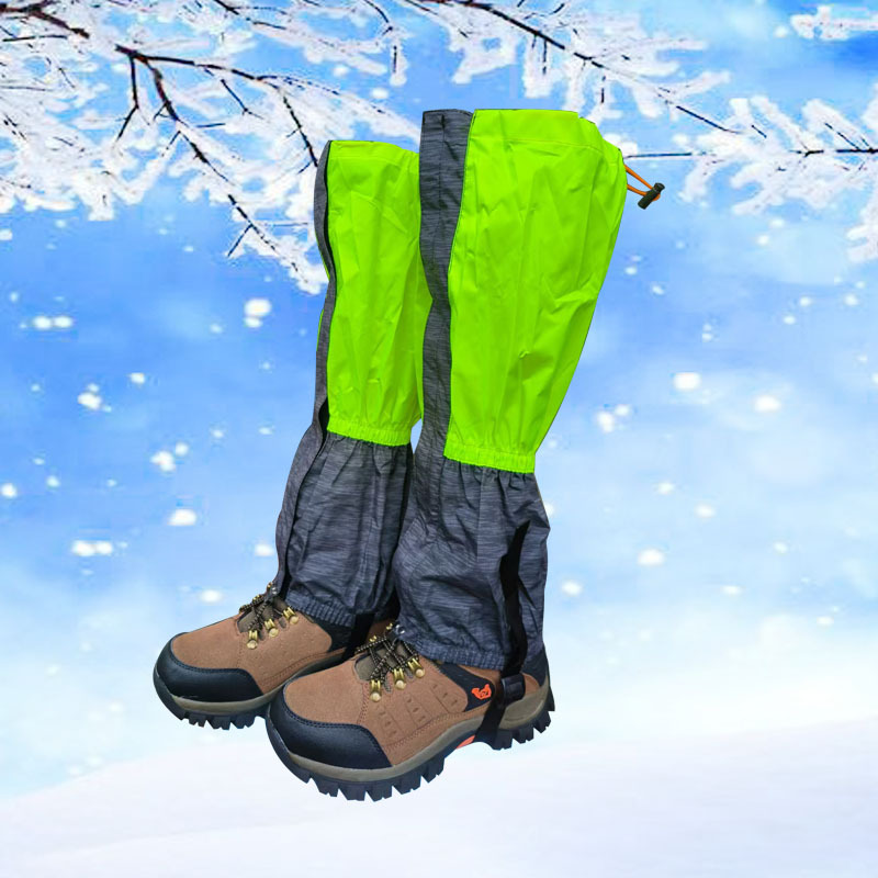 Outdoor Mountaineering and Hiking Snow Cover Leg Protector Winter Snow-proof Waterproof Sand-proof Shoe Cover Adult Travel Equipment