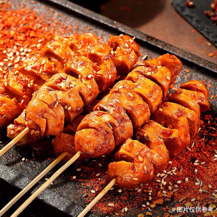 Baocao flavor elastic gluten roll 135g box gauge 50 packs Net red bean dry office snack snack gluten roll