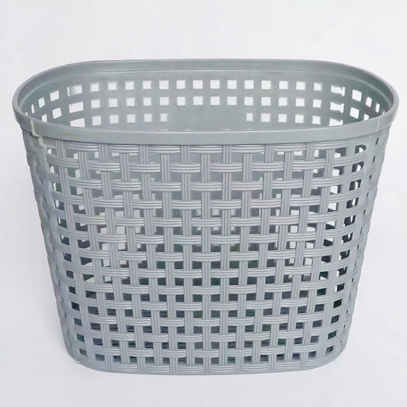 Bicycle basket 800 folding bicycle basket front plastic thickened bicycle basket with accessories wholesale