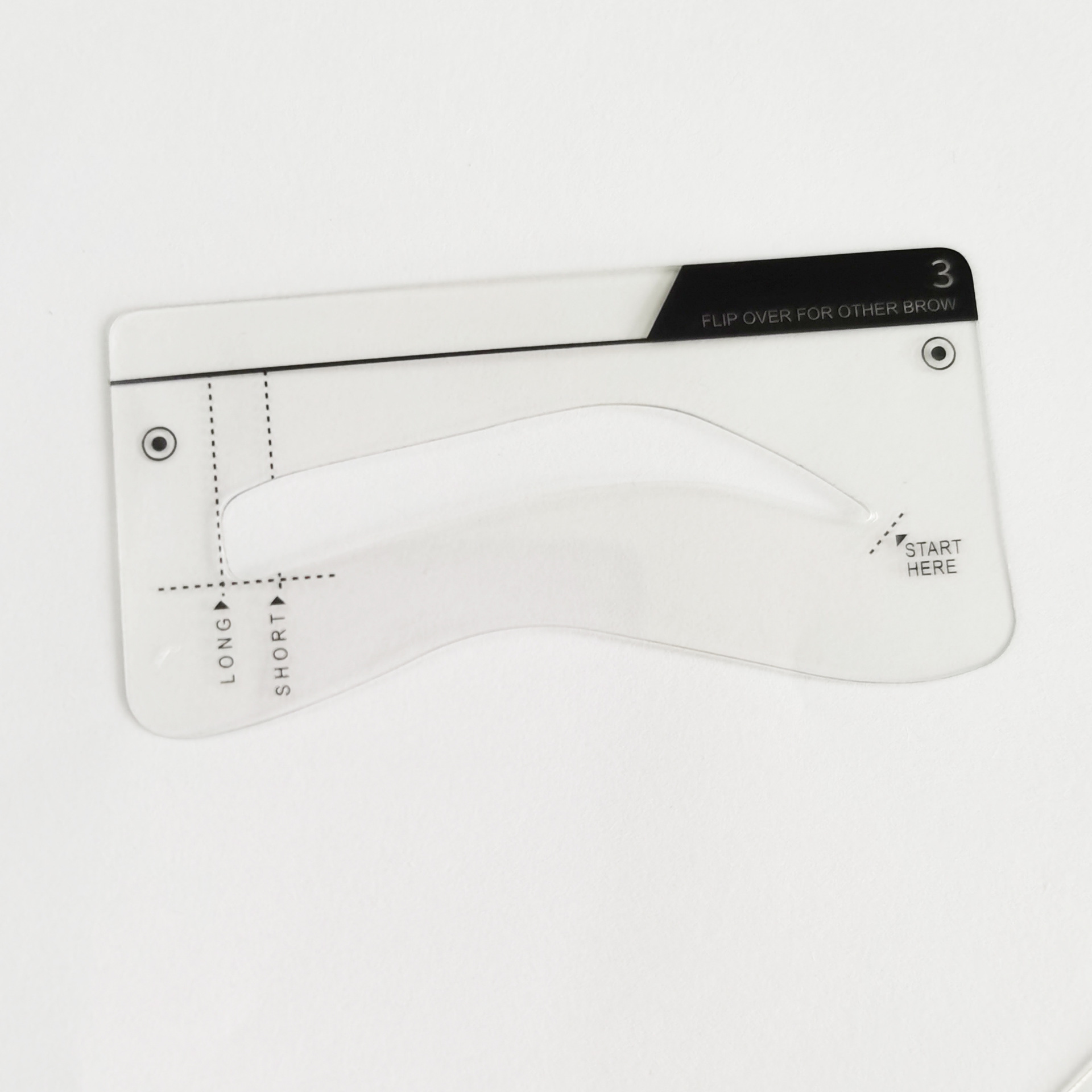 Cross-Border Hot-Selling 5 Transparent Eyebrow Cards, Lazy Eyebrow Cards, Auxiliary Artifacts, Eyebrow Stickers, Eyebrow Shapes, Beauty Tools, European and American