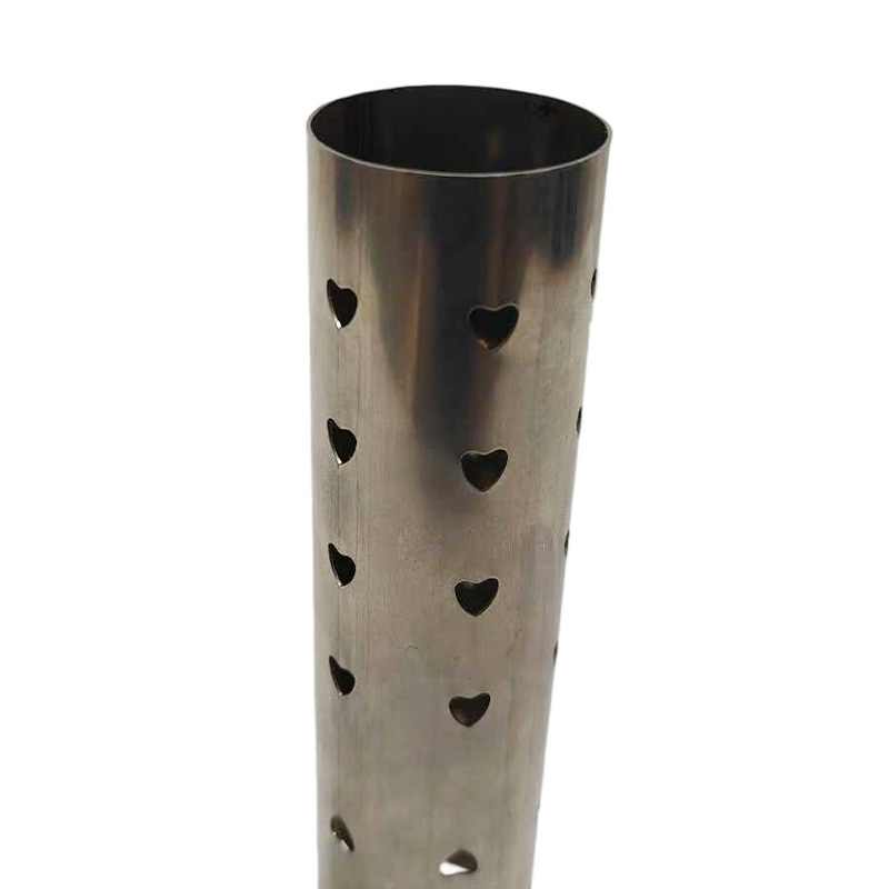 (Customized) 304 Processed Custom Perforated Hollow Thin-Walled Steel Pipe Products Laser Cutting Stainless Steel