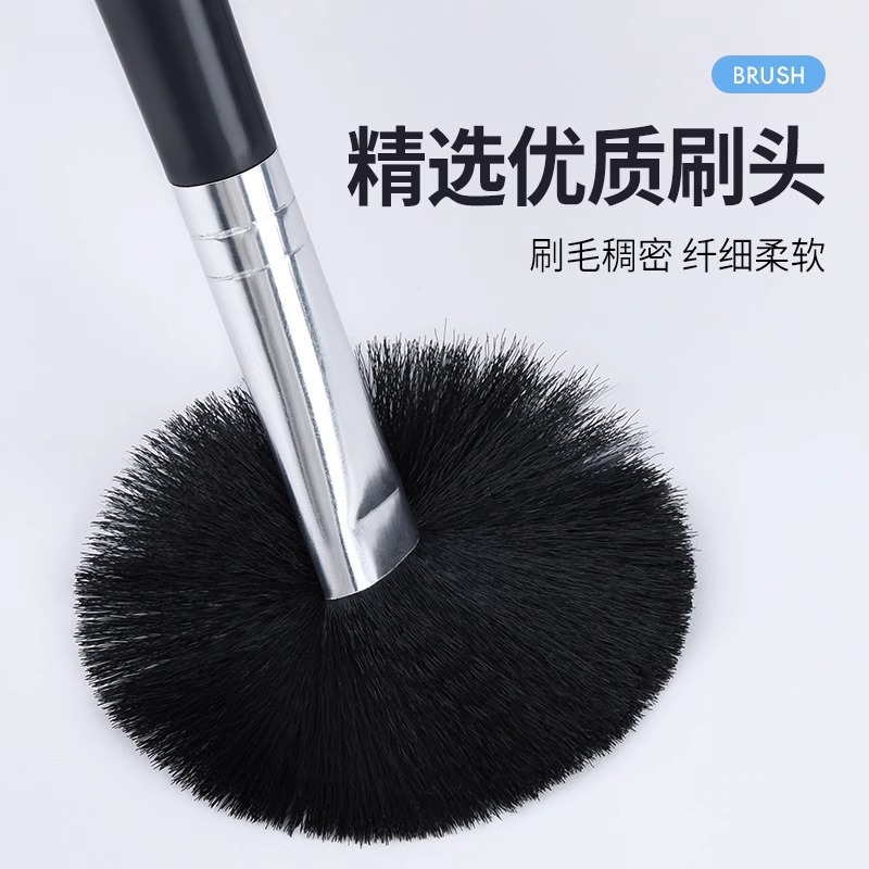 Ready Supply Wool Soft Computer Screen Keyboard Digital Camera Lens Cleaning Brush Makeup Brush Black Brush