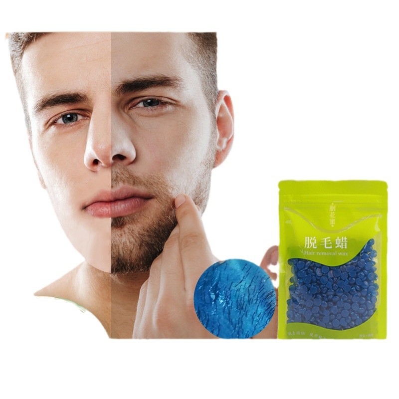 Rou nectar beeswax hair removal wax block beard wax men's body face private hair wax tear underarm wholesale