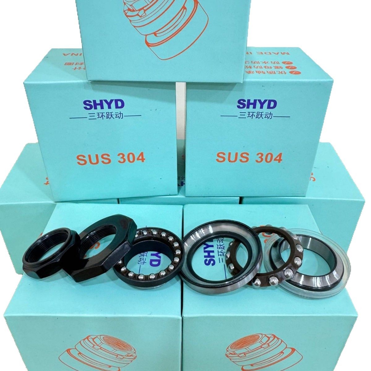 Zhongsha Princess Steel Bowl 40cr Steel Seven-piece Bowl Electric Motorcycle Front Fork Bearing Accessories Factory Outlet