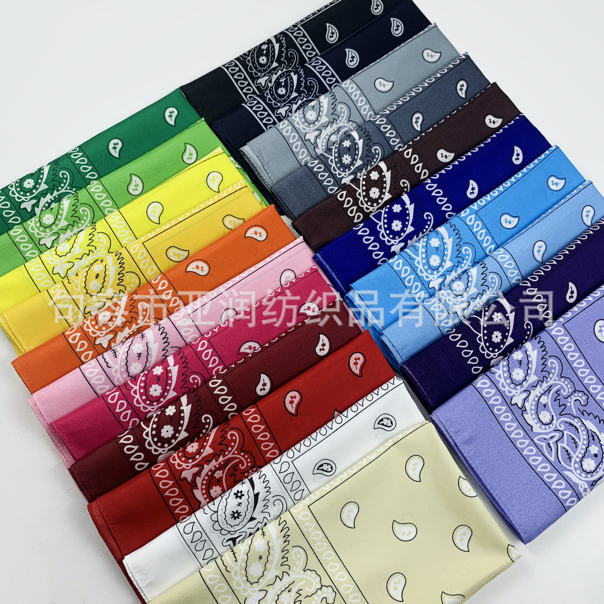 Прямые поставки с фабрики, 21г полиэстер, квадратный шарф с цветами кешью, хип-хоп, в наличии