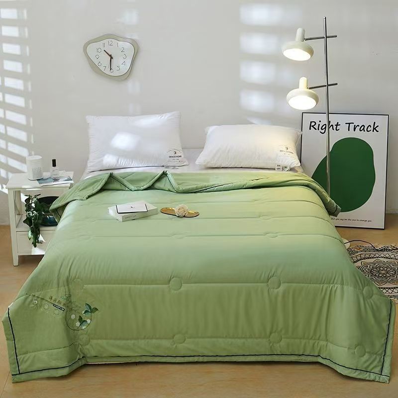 Mint Mosquito Repellent Summer Cooling Quilt, Single/Double Air-Conditioned Quilt, Machine Washable Cotton Quilt, Spring/Summer Thin Quilt Core, Quilt Gift Box Customization