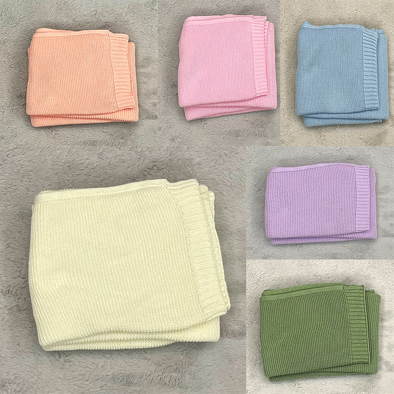 Фабричная оптовая продажа вышитого хлопкового одеяла для коляски вязаное одеяло для сна диванное одеяло