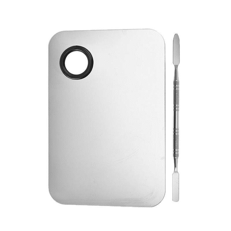 Stainless Steel Palette Palette Bar Liquid Foundation Lipstick Color Makeup Palette suit