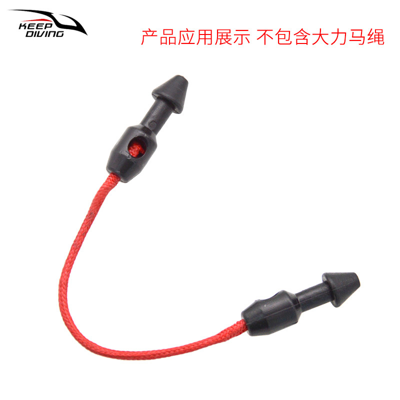 2-Pack Plastic Fish Gun Nail Shooting Fish Gun Latex Tube Fork Arm Rubber Band Connection Dini Horse Rope Accessories Fishing and Hunting Equipment