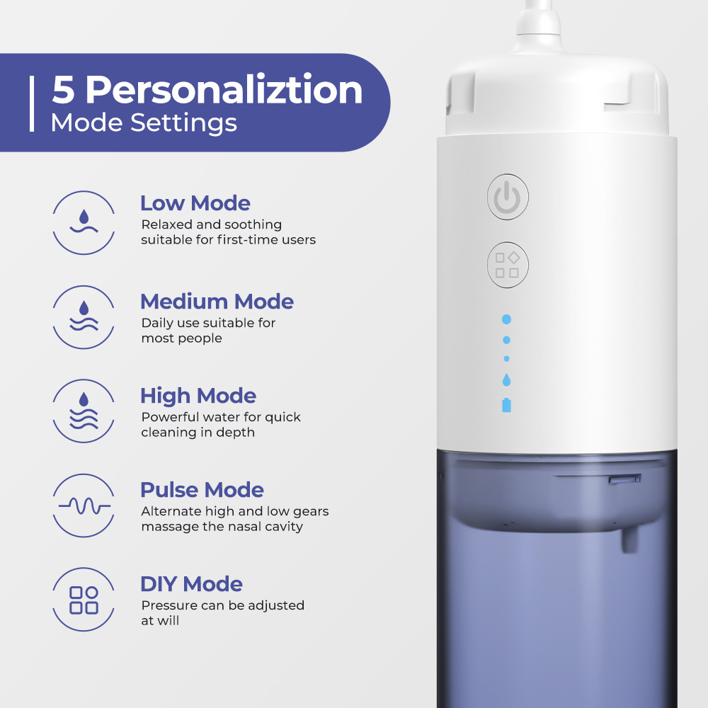Cross-border new nasal irrigation system sinus irrigator electric nasal irrigator nasal irrigator to relieve sinus discomfort