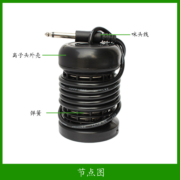 Cross-Border Hydrogen Molecule Foot Bath Ion Balancer Black Ion Head Flat Instrument Ion Head Quantum Head