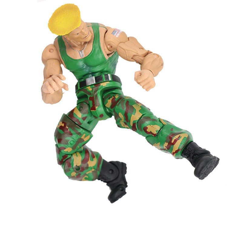 Классическая фигурка NECA Street Fighter Gullie, подвижная игрушка, модель для украшения
