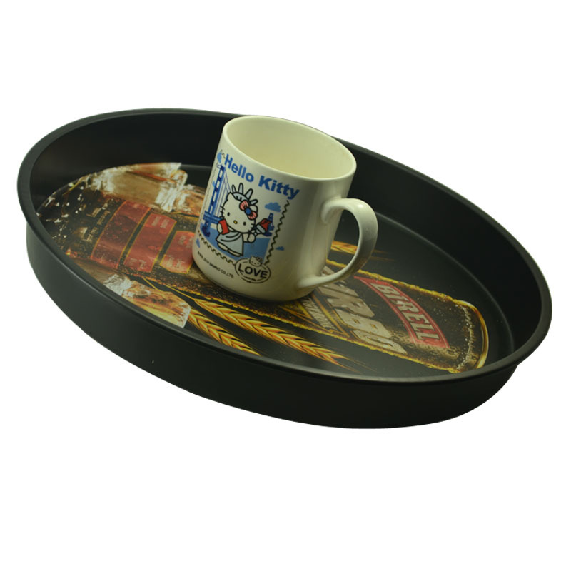 Factory Production Bar Tinplate Non-Slip Metal Round Large Diameter 360 Iron Tray