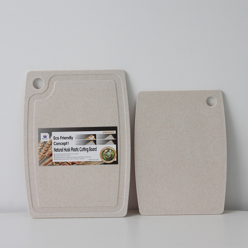 PP plastic cutting board set household classification cutting fruit cutting board wheat straw stick board knife board spot manufacturers Yiwu