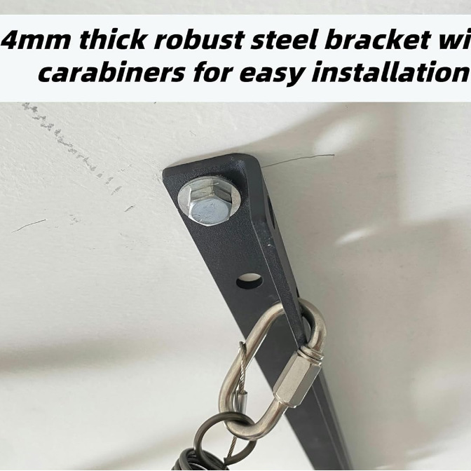 Cross-Border Hot Selling Heavy Ceiling Boxing Sandbag Vibration Damping Spring Steel Bracket