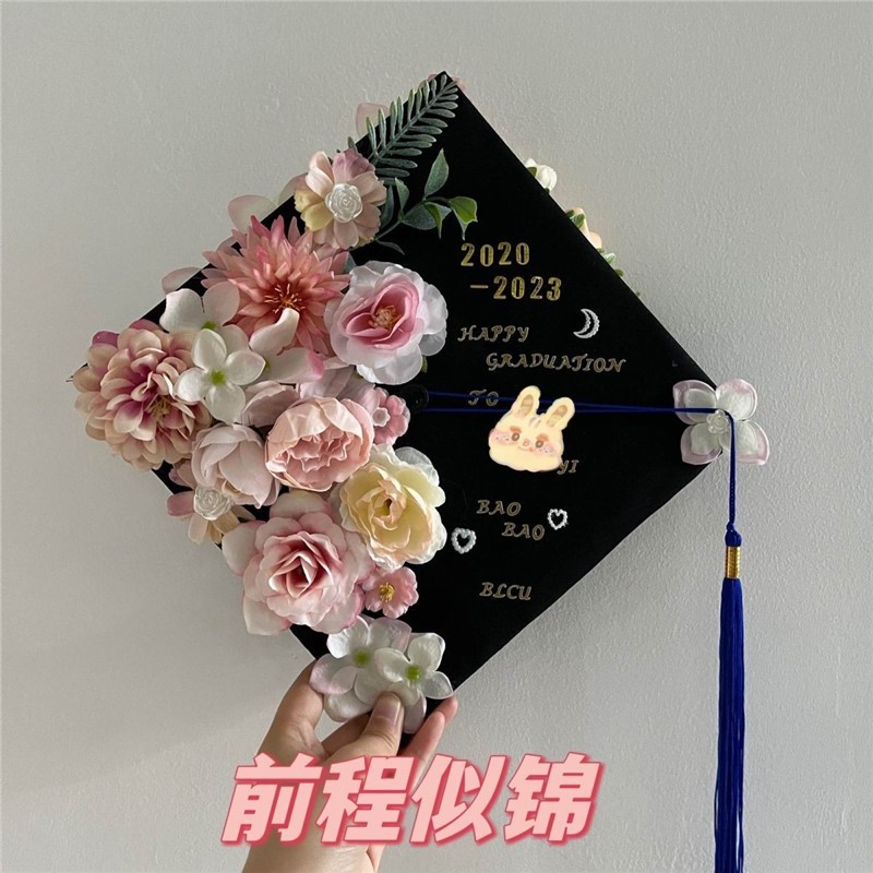 DIY Handmade Hairpin Materials DIY College Student Bachelor's Cap Graduation Master's Cap to Give to Girlfriend and Best Friend Sweet