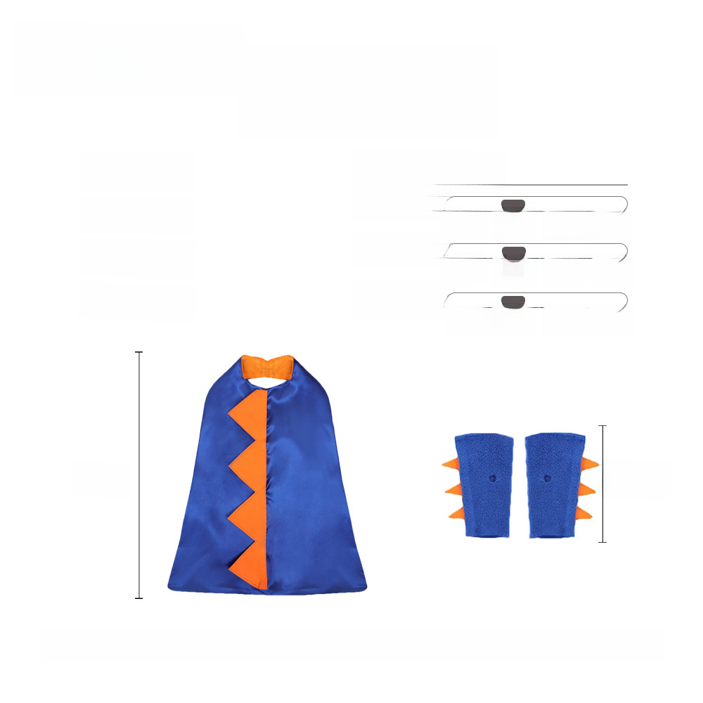 Children's Dinosaur Cape Halloween Costume Performance Costume Children's Day Performance Costume Birthday Party Cape