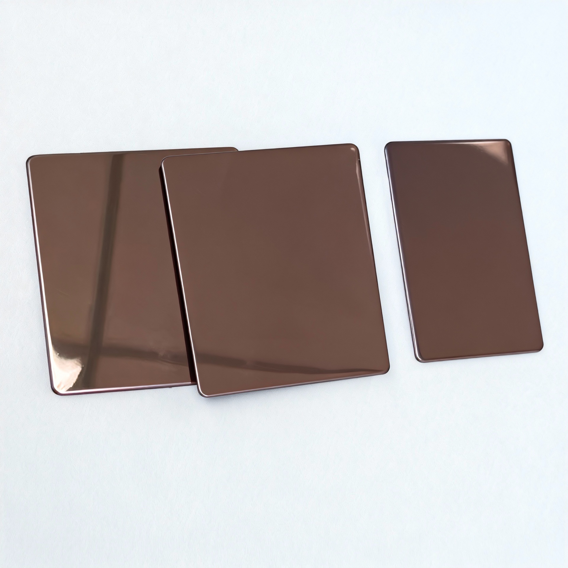 Stainless Steel Vacuum Coating Red Bronze Gold