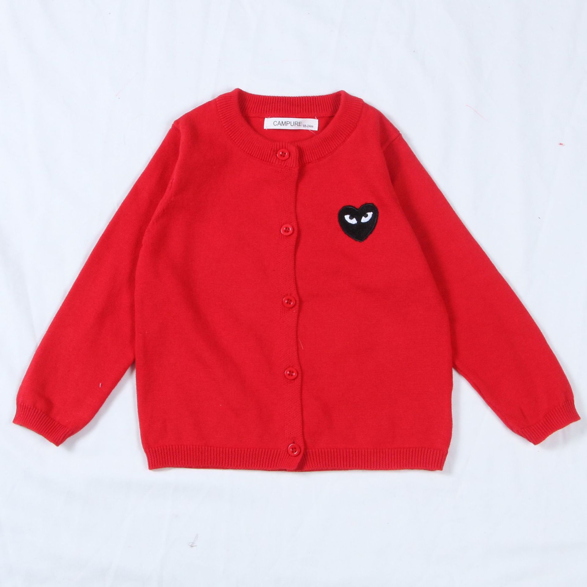 European and American Fashion Love 2022 New Autumn and Winter Knitwear Cotton Children's Family Clothes Love Embroidery