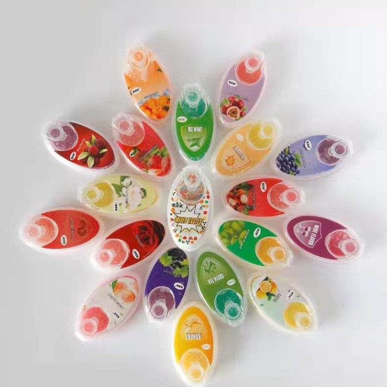 Эксклюзивная поставка масок с взрывными бусинами для свежего дыхания, мятные взрывные бусины, многовкусные охлаждающие бусины