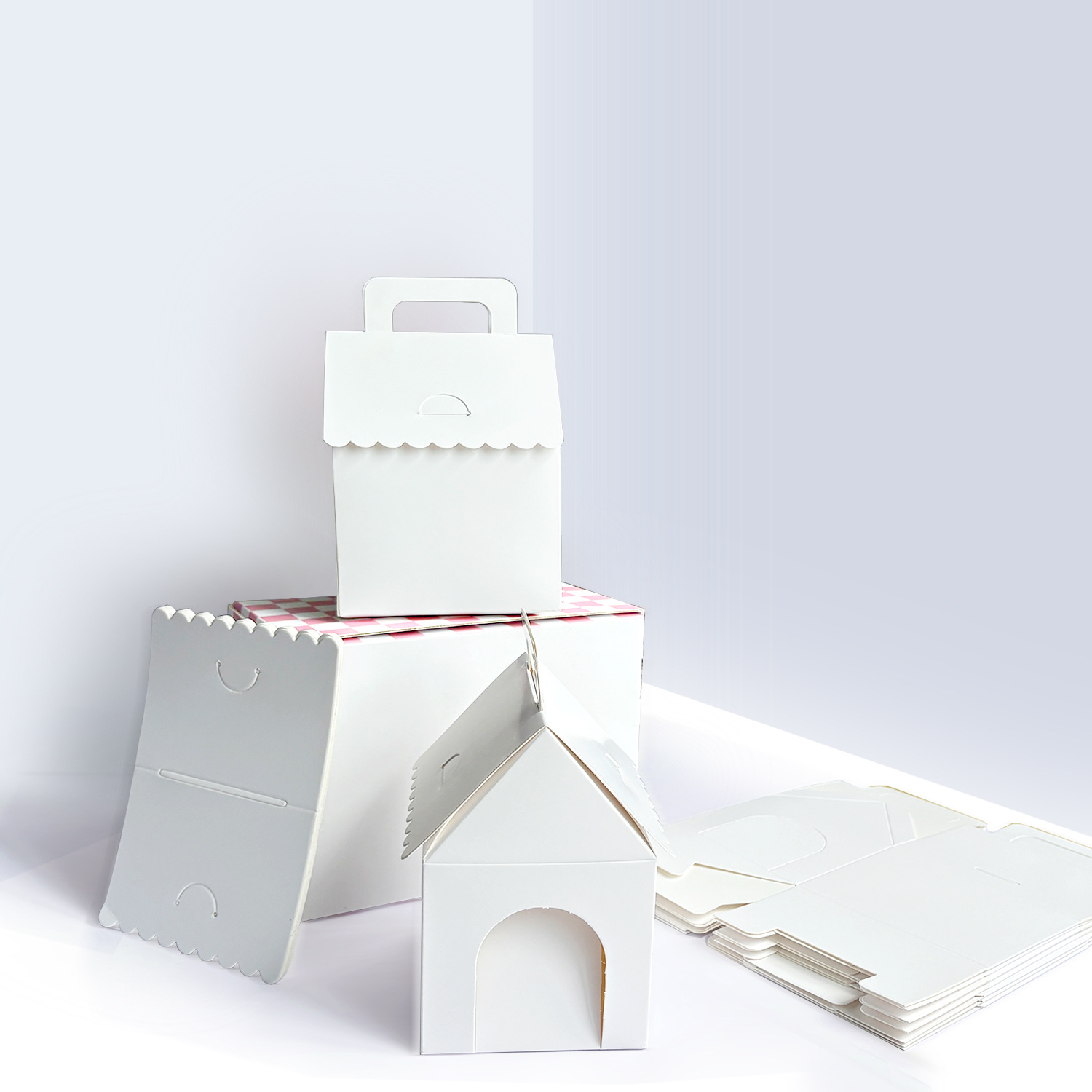 Cross-Border Amazon DIY Holiday Party Doll Small Gift Blank Paper Card Box Custom Wholesale Spot