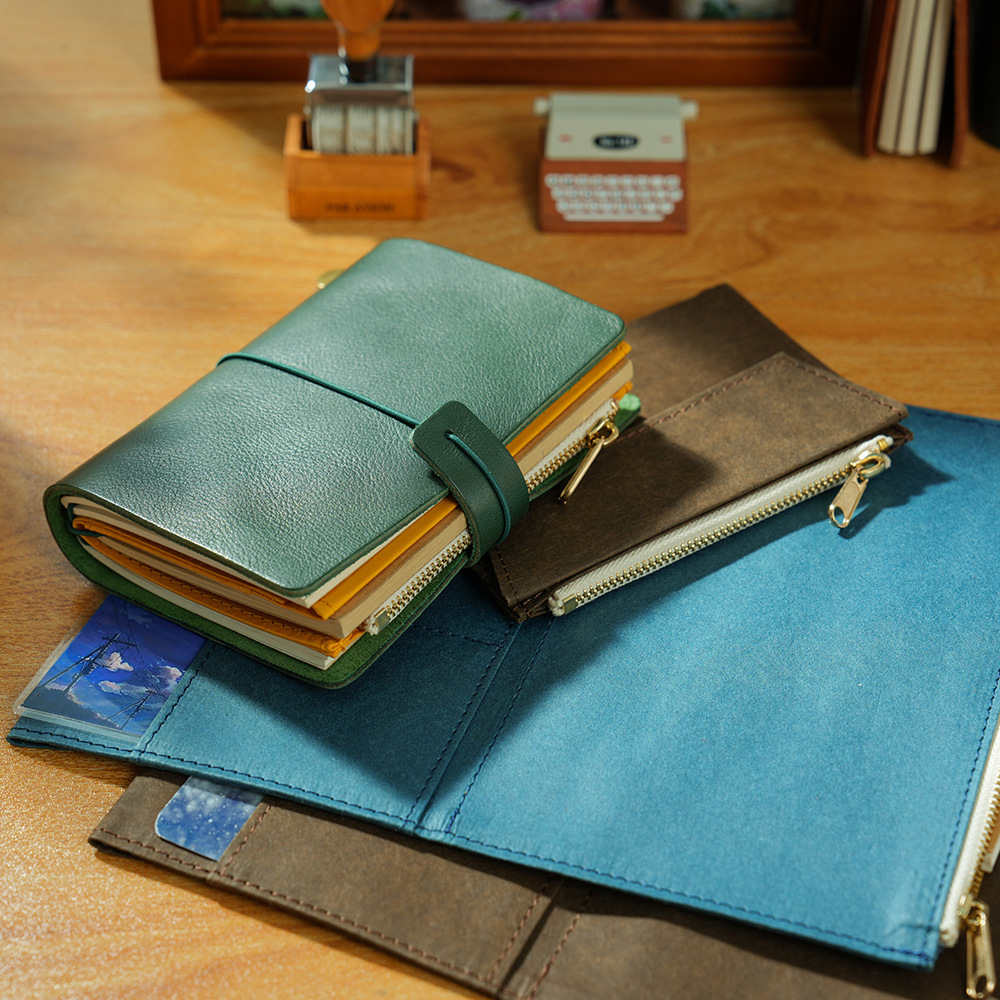 原创TN拉链收纳包配件 杜邦纸旅行手帐本水洗牛皮纸票据袋收纳袋