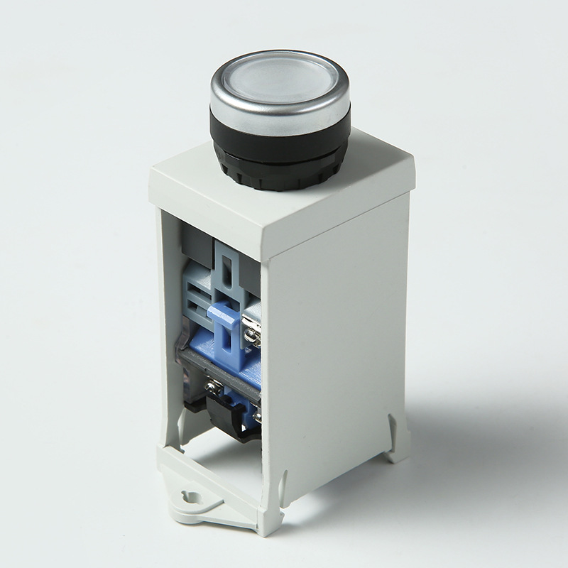 LA38 37 XB2 emergency stop button switch conversion guide rail installation bracket heightening fixed seat with light 22mm