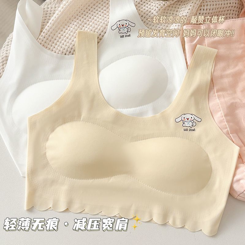 Junior High School Students' Development Period Girls' Intimates, Girls' Students' Seamless Vests, Kidsren's Primary School Students' Tube Tops, Big Kidsren's Bras