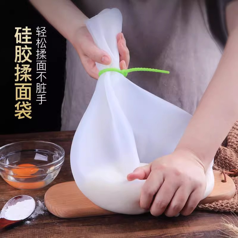 Noodles Bag Silicone Kneading Bag Thickened Large-size Home Baking Noodles Awakening Artifact Food Grade Kneading Pad
