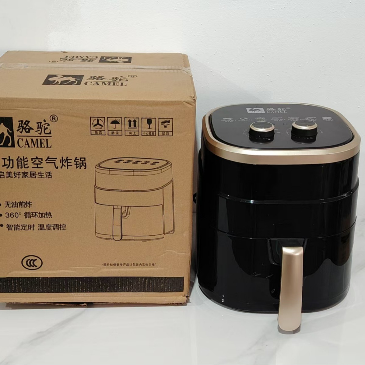 Foreign Trade Export 6L Smart Air Fryer Multifunctional Household Electric Fryer Large Capacity French Fries Machine Wholesale