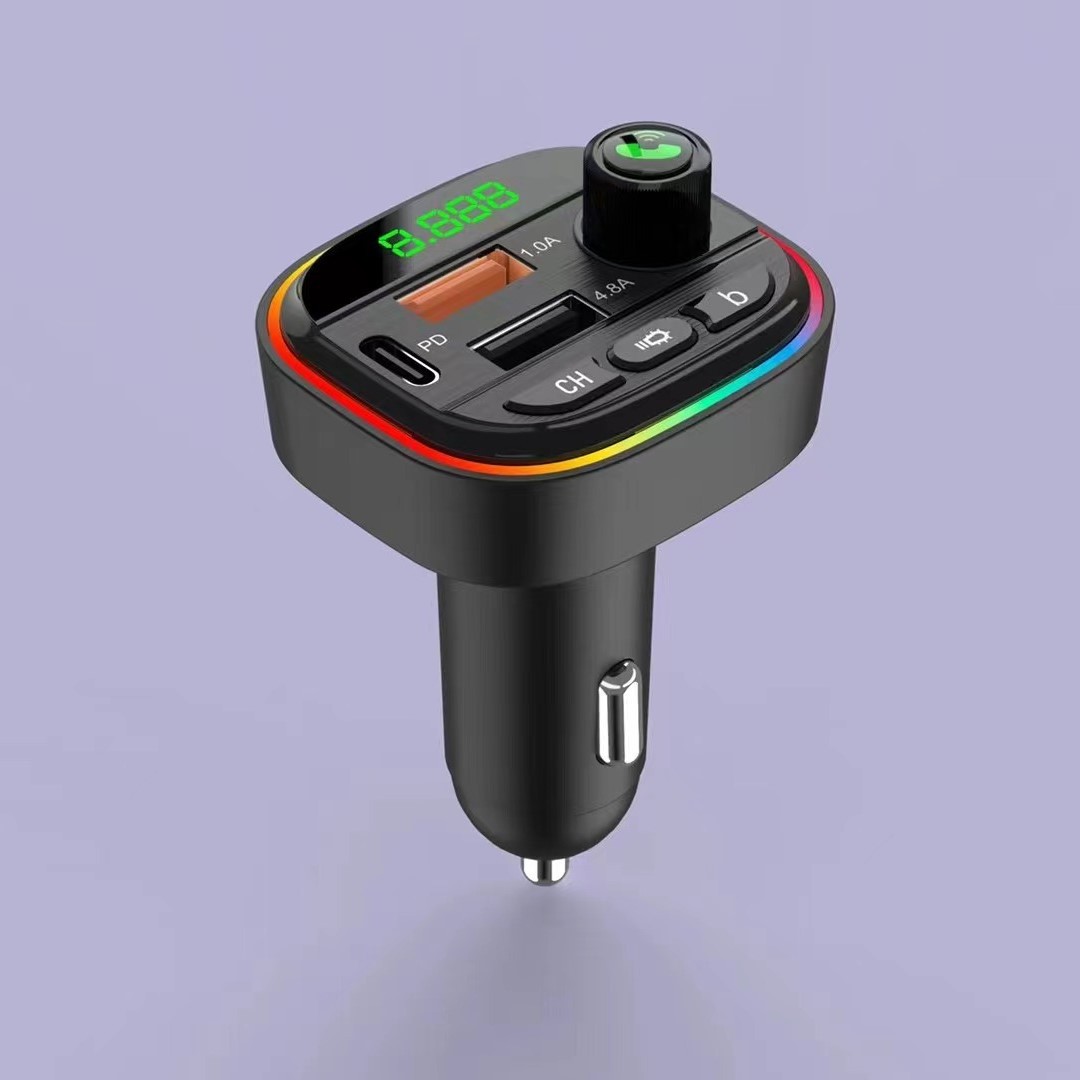 Прямые продажи завода L01 автомобильный Bluetooth приемник, hands-free FM трансмиттер, многофункциональное двойное USB зарядное устройство