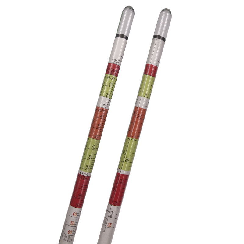 Cross-border wort sugar beer alcohol meter three-range density meter weight meter hydrometer American sugar meter