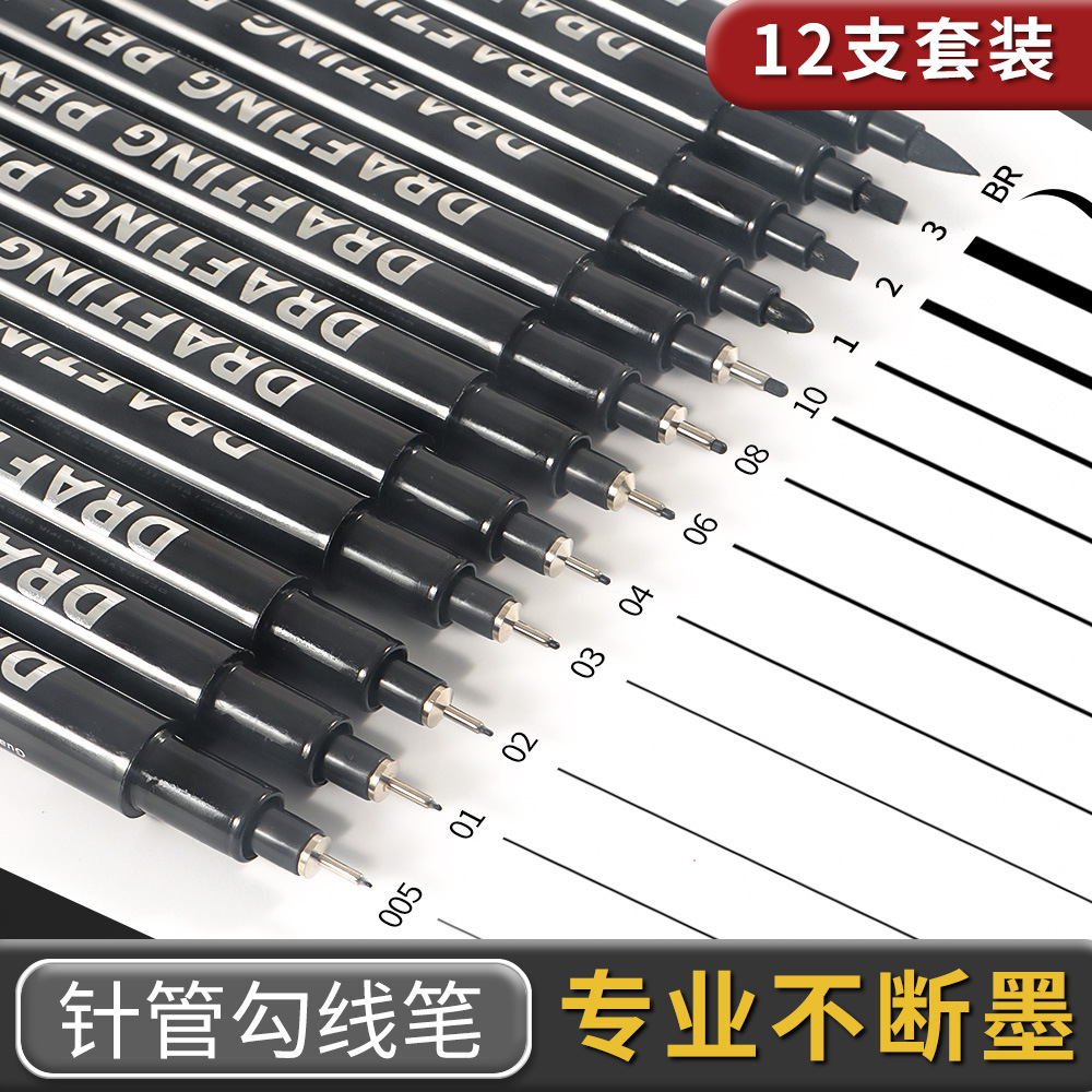 Специальная ручка для инженерной живописи водоотталкивающая быстросохнущая рисовальная игольчатая ручка набор мультяшная ручка мультяшный дизайн ручка для ручной росписи