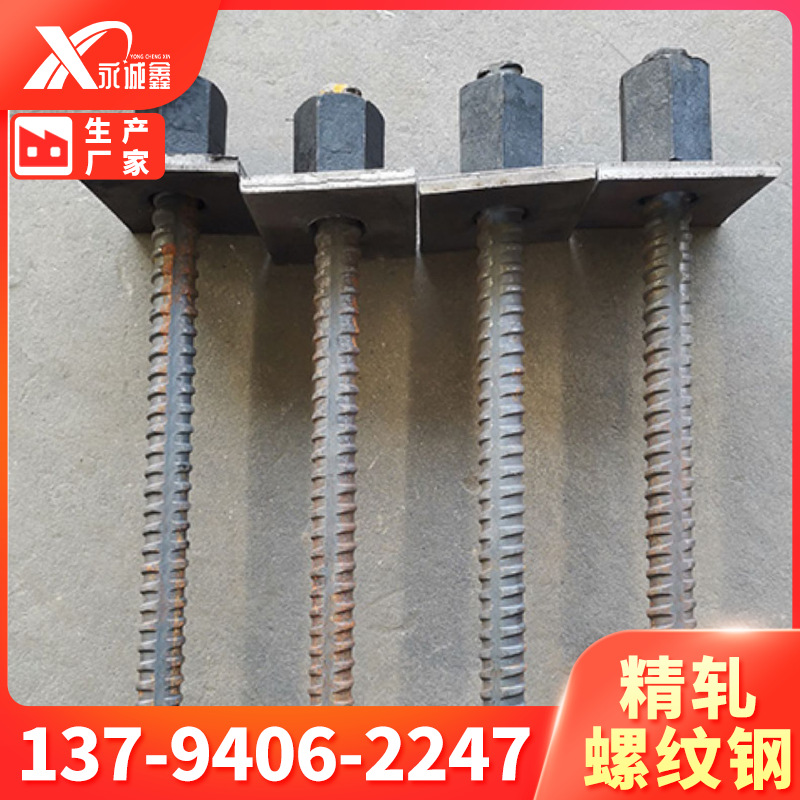 Завершенный прокатный резьбовой стальной гайковый соединитель преднапряженного анкерного стержня Завершенный прокатный резьбовой стальной пруток