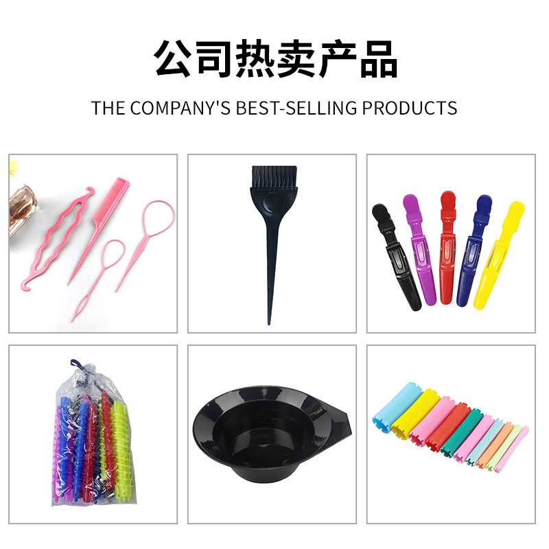 Crocodile clip hair clip barber shop hairstylist printable LOGO hairpin positioning clip tool factory wholesale