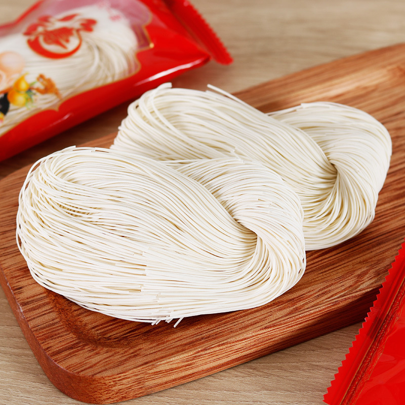 Fujian noodle line Minnan characteristic noodle cross-bridge rice noodle fine surface Longxu noodle longevity noodles independent packaging whole box wholesale