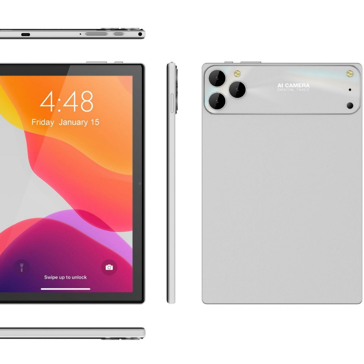 2025 New Two-In-One Tablet Cross-Border Tablet 10.1inch Wholesale Cross-Border Hot Model