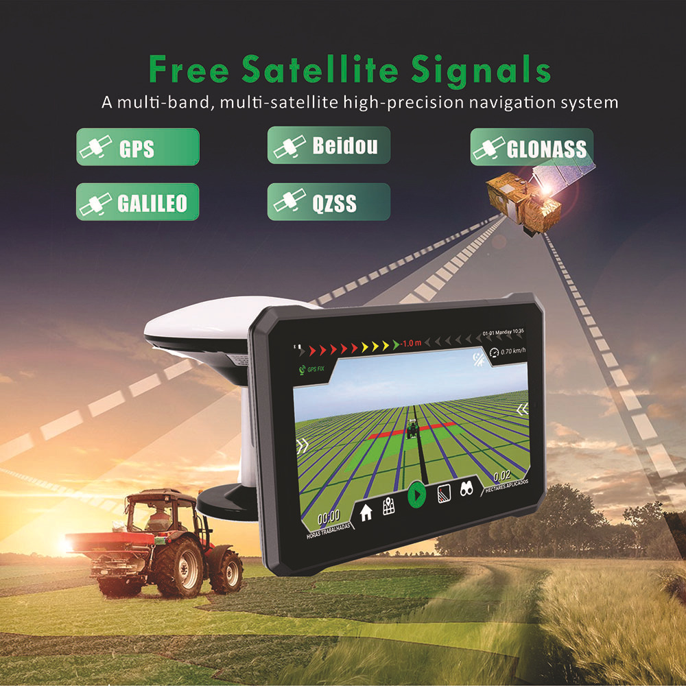 10inch Waterproof Android Operating System Global Positioning System Navigation Guidance 20cm Precision Gnss Agriculture