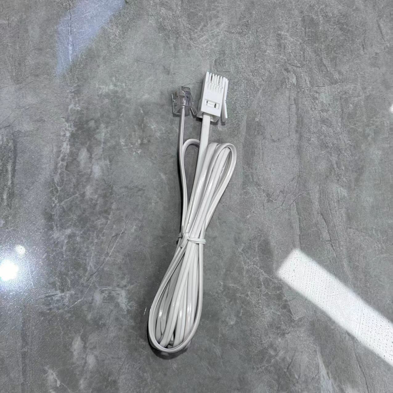 British telephone line 1.5 m RJ11 Crystal Head UK telephone line 6P2C + UK flat Crystal Head in stock supply