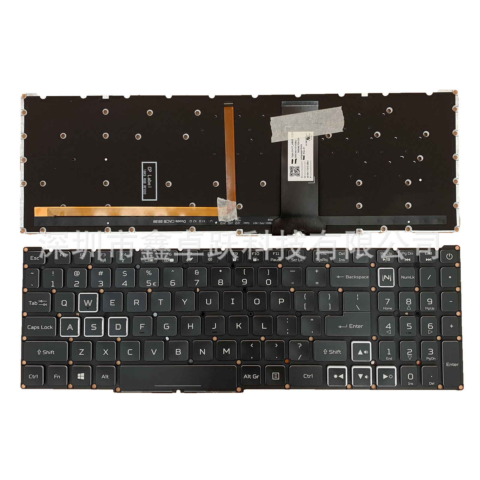 US/RU/SP/BR Acer Nitro 5 AN515-54/55/43/44 N18C3/C4/I2 Keyboard