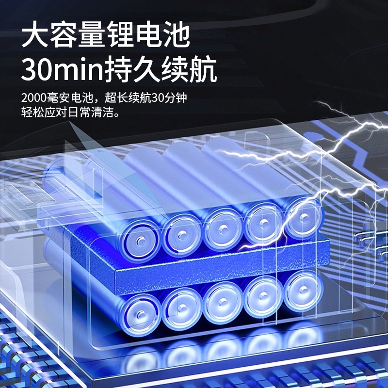 Cross-Border Long-Lasting Portable Wireless Multi-Functional High-Power Wet and Dry Cleaning Car Mini Car Vacuum Cleaner