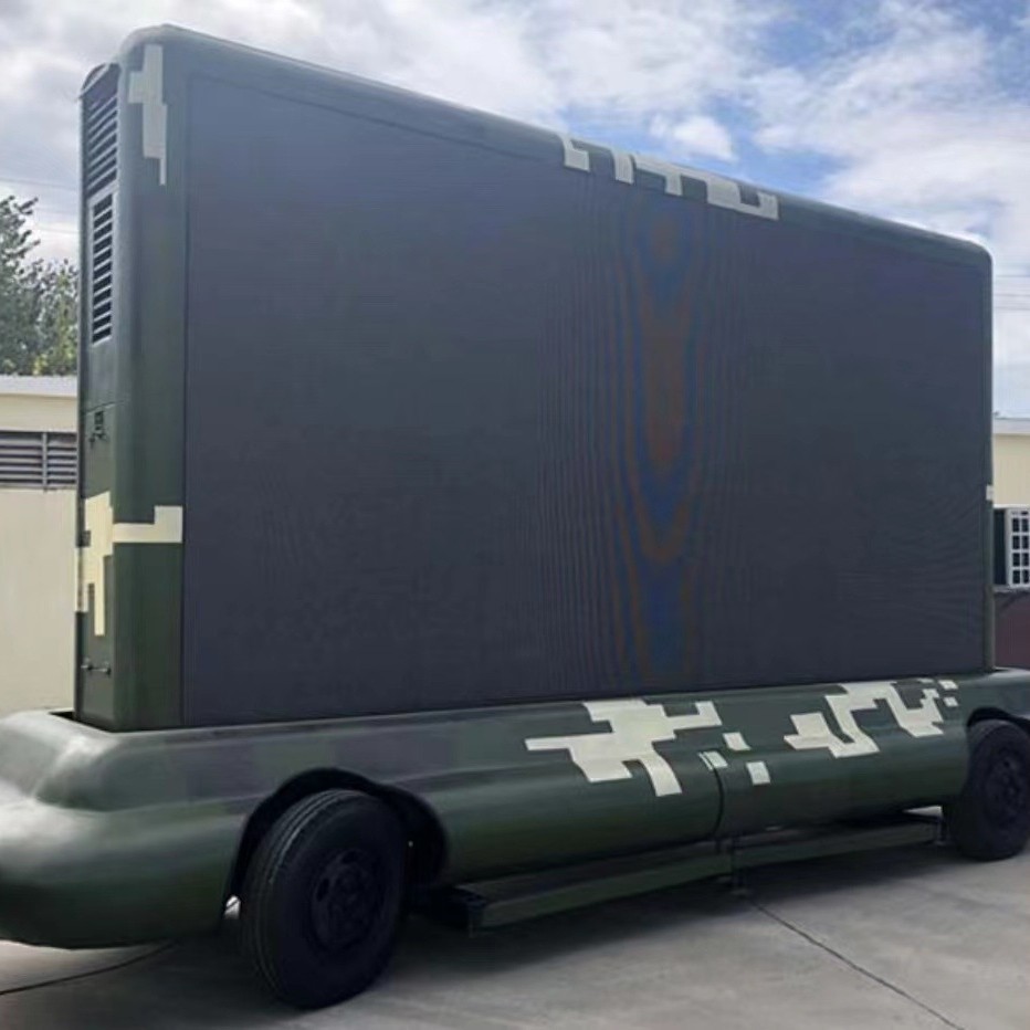 Cross-Border Export Mobile Color Screen Media Vehicle Multimedia Led Advertising Vehicle with Stage Vehicle