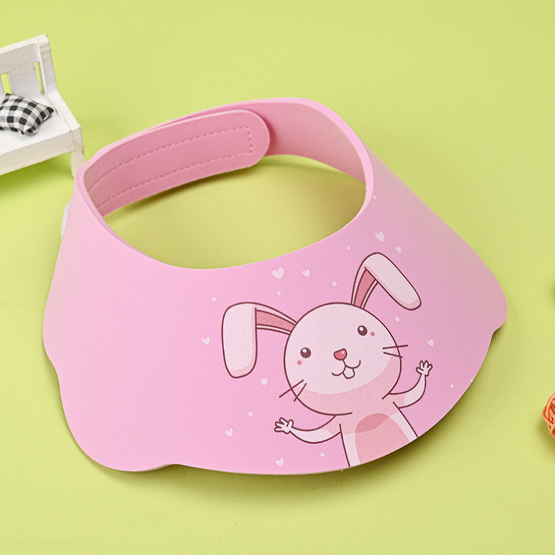 Adjustable Waterproof Cartoon Thickened Shampoo Kidsren's Baby Artifact Shower Cap Water-Blocking Cap Bjs