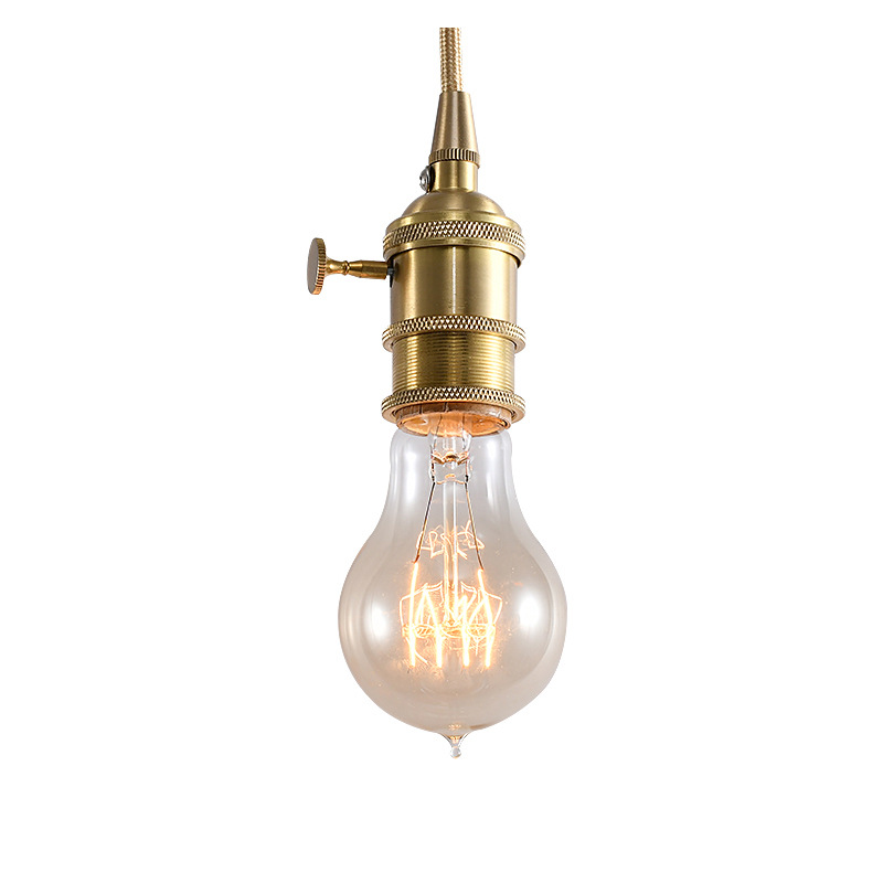 [A19 Sharp-Horizontal Winding] Edison Retro Dimming Light Bulb American Antique Industrial Style A19 Water Drop Light Bulb
