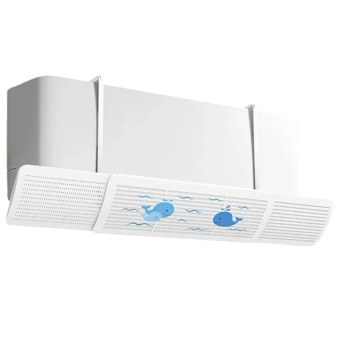 Air Conditioner Wind Deflector, Wall-Mounted Universal Wind Guide, Prevents Direct Blowing for Infants and Postpartum Women, No Drilling Required, Retractable for Home Use