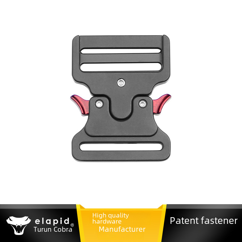 50mm Cobra Zinc Alloy Buckle, Military-Grade Durable and Wear-Resistant Men's Tactical Belt Quick-Release Buckle