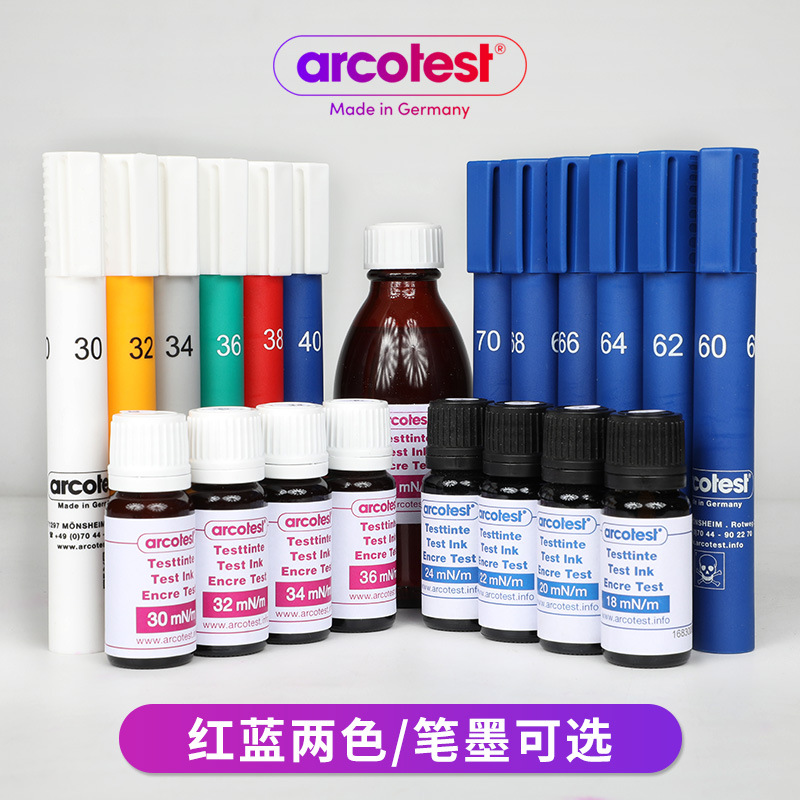 Original Genuine German Arcotest Dyne Pen Corona Pen Surface Tension Test Pen Dyne Liquid 28-72 # Three